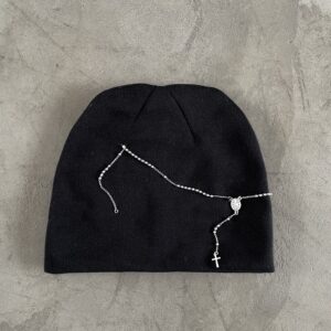 Beanie con rosario