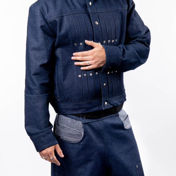 Denim type 4 plisada