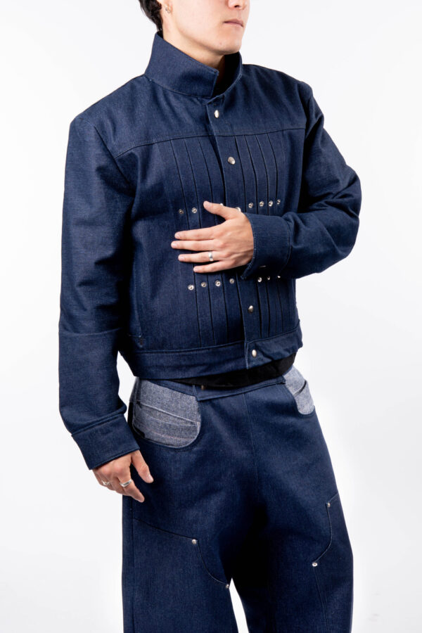 Denim type 4 plisada